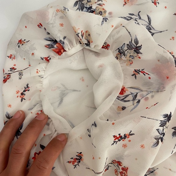 Anthropologie Maeve Dellaroe Floral Button-down size S - Picture 9 of 12